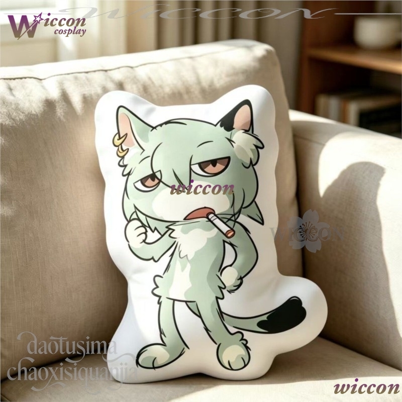 Home Decor Cat - NebulaCloak Chainsmoker Cat Q Version Doll