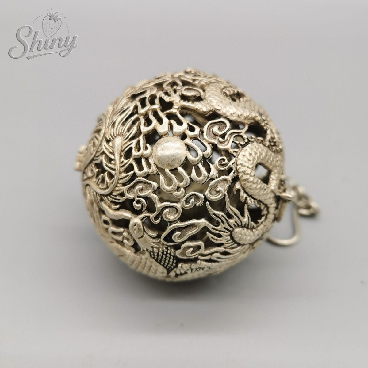 Home Decor Humacao - Starożytny Chiński Ręcznie Rzeźbiony Brązowy Smok