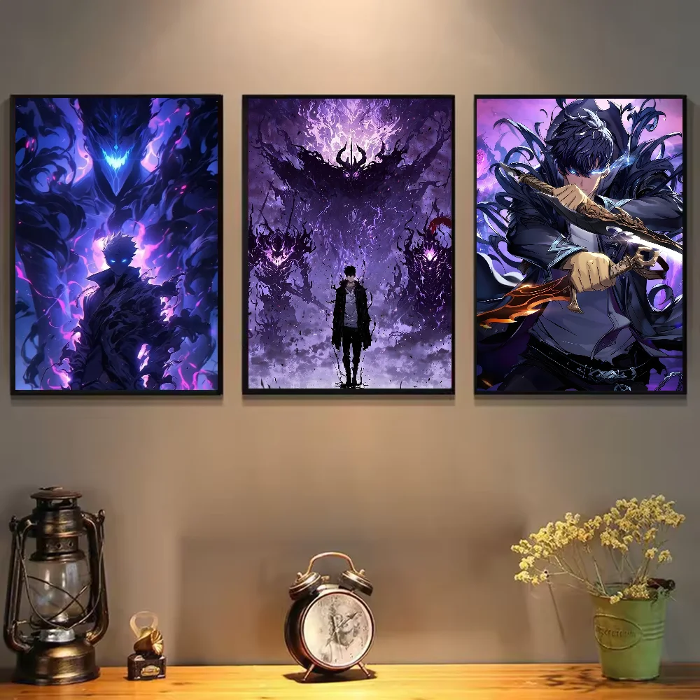Home Decor Solo - Solo Leveling Anime Plakat Artystyczny Ścienny