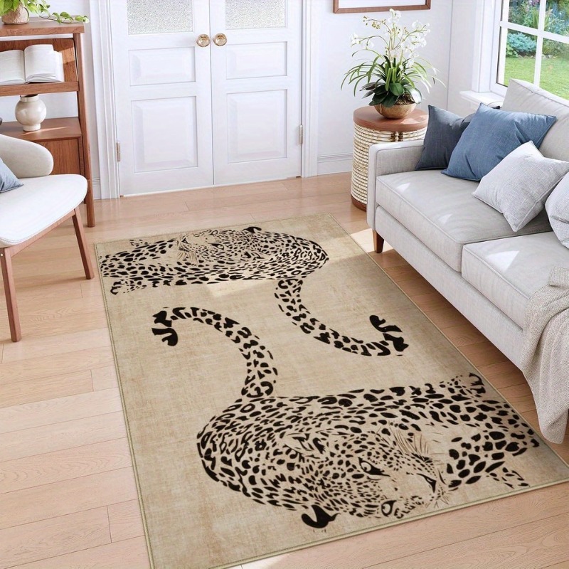 Home Decor Ig - Dywan do salonu Leopard Luksusowy Duży