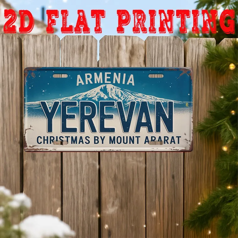 Home Decor Yerevan - AL Sign - Vintage Wytrzymała Metalowa