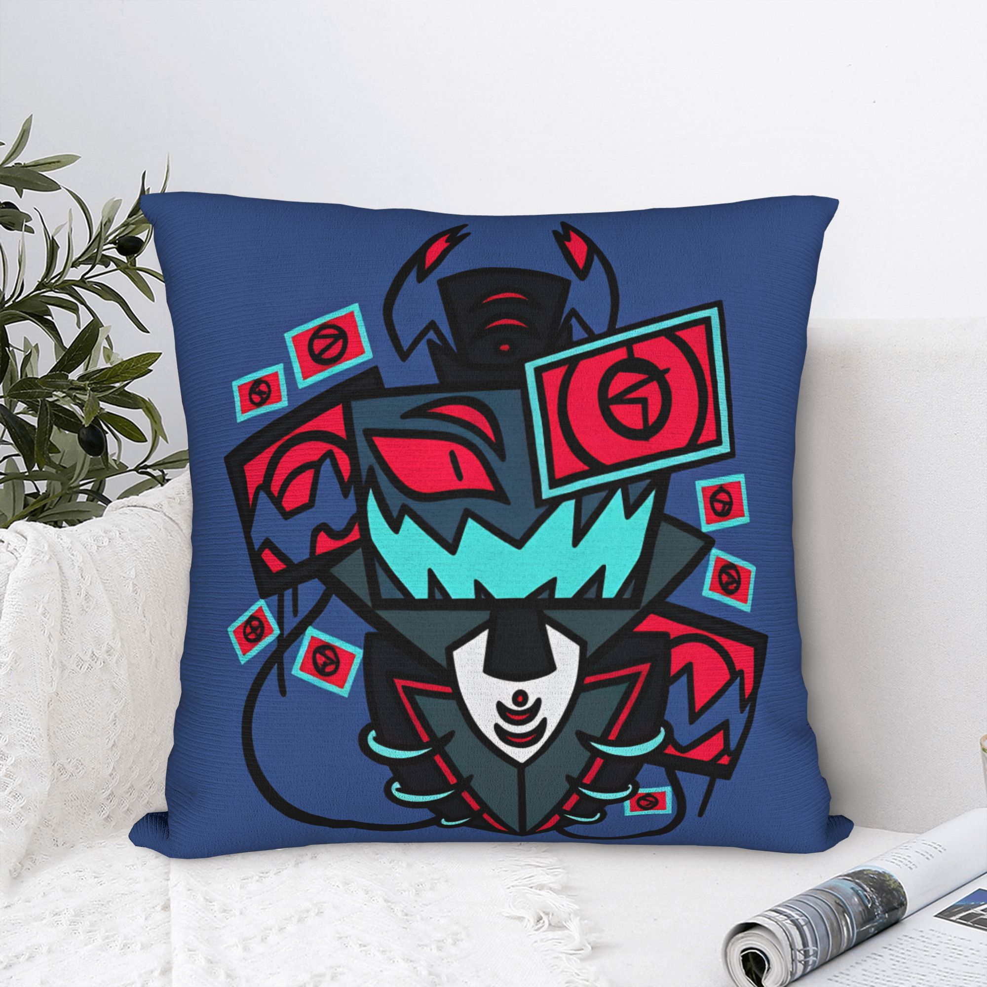 Home Decor Solo - Poszewka na poduszkę Hazbin Hotel Vox