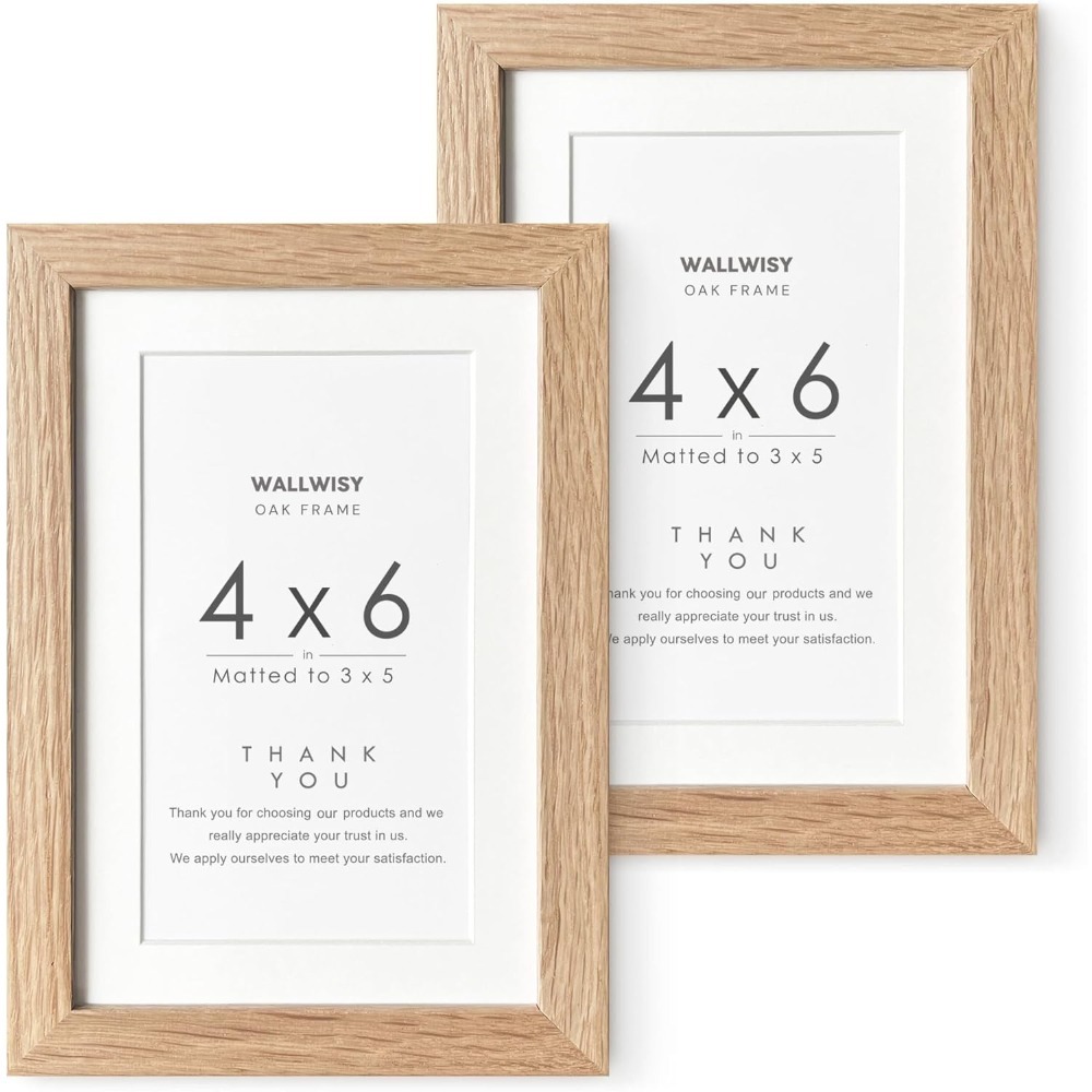 Bamboo Photo Frame - Ramka na zdjęcia 4x6, z litego