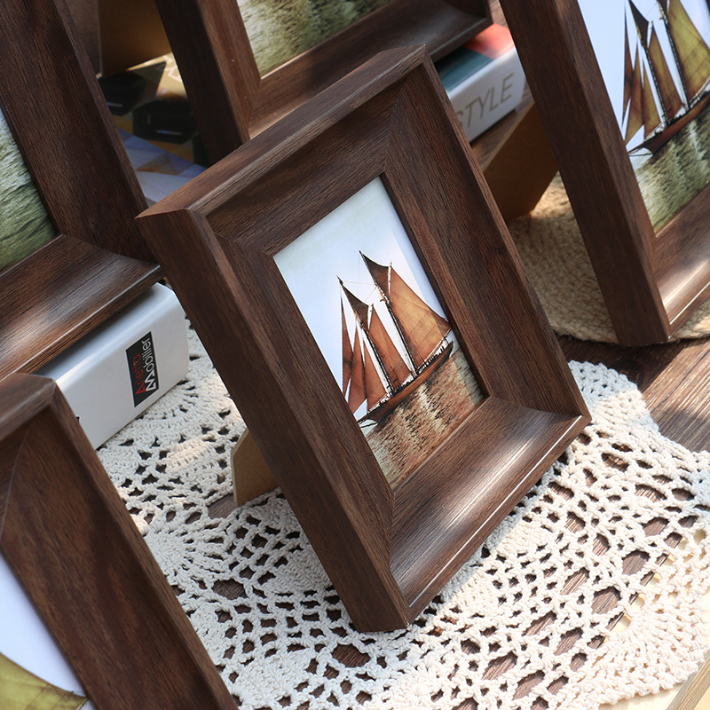 Bamboo Photo Frame - Ramka na zdjęcia w stylu vintage