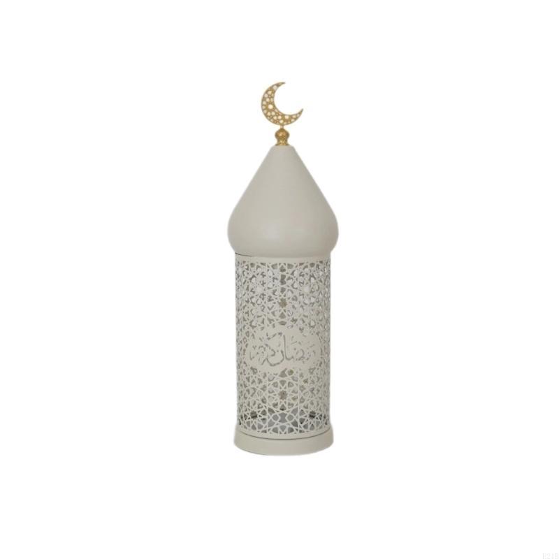 Home Decor Ramadan - Dekoracyjny świecznik Ramadan Dekoracja Metalowa świeca