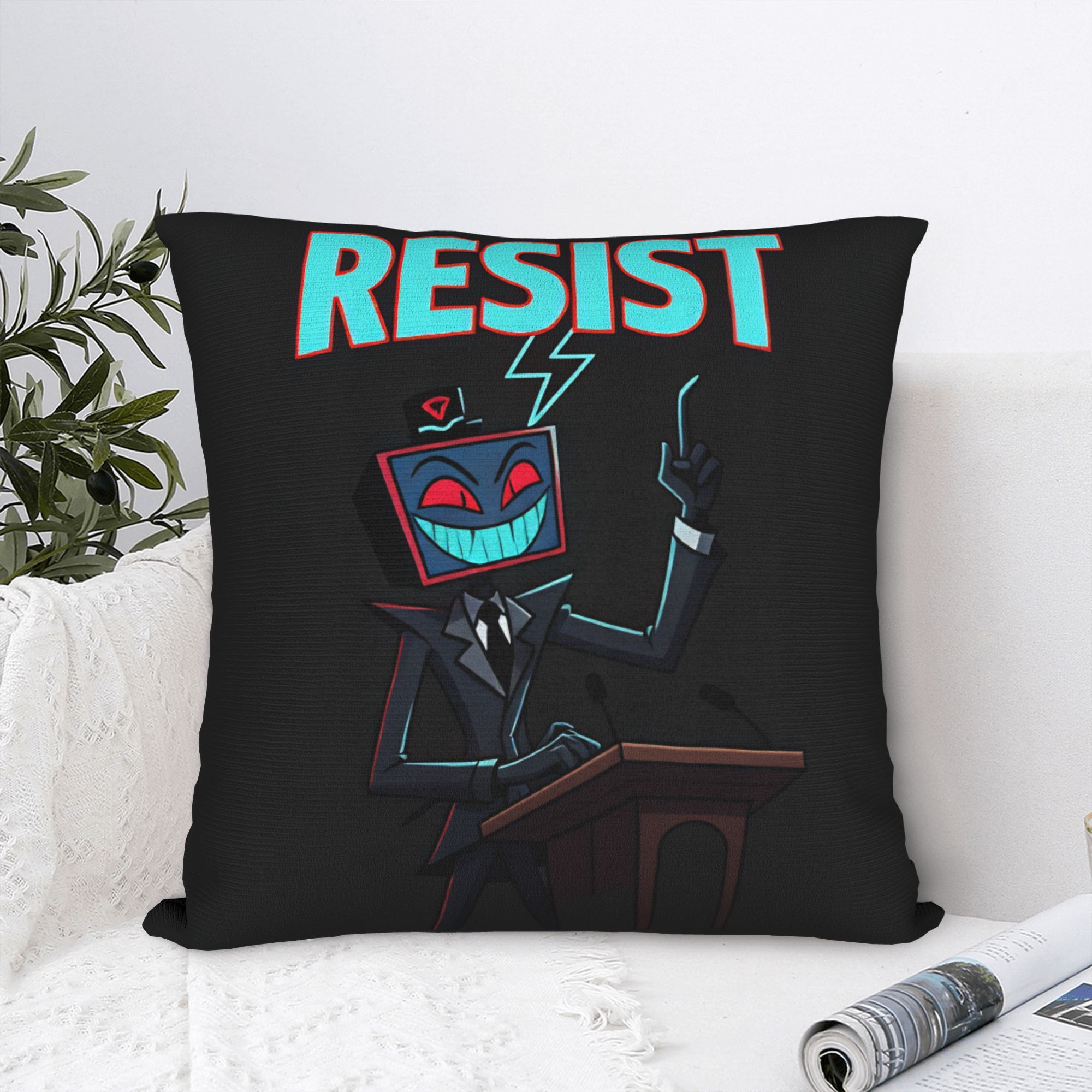Home Decor Solo - Poszewka na poduszkę Hazbin Hotel Vox