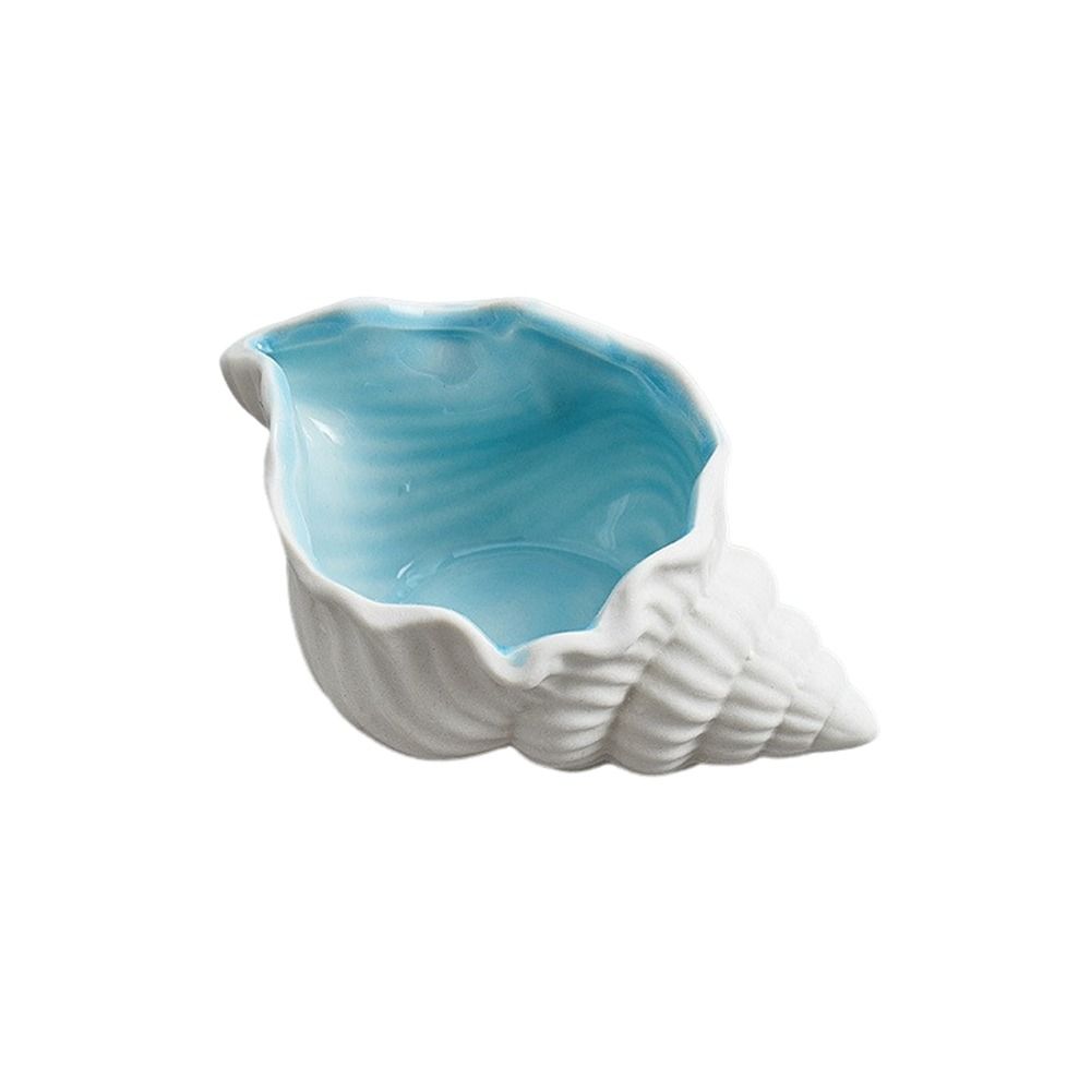 Ceramic Trinket Dish - Kształt muszli biżuteria ceramiczna taca, wielofunkcyjny
