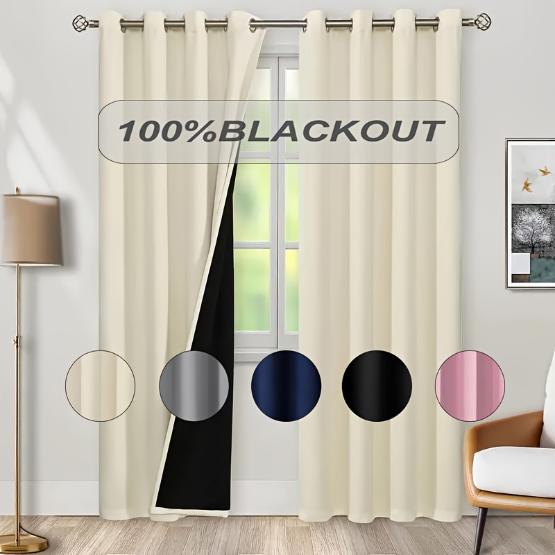 Home Decor Under 100 - 1 szt. Zasłona zaciemniająca 100% światła