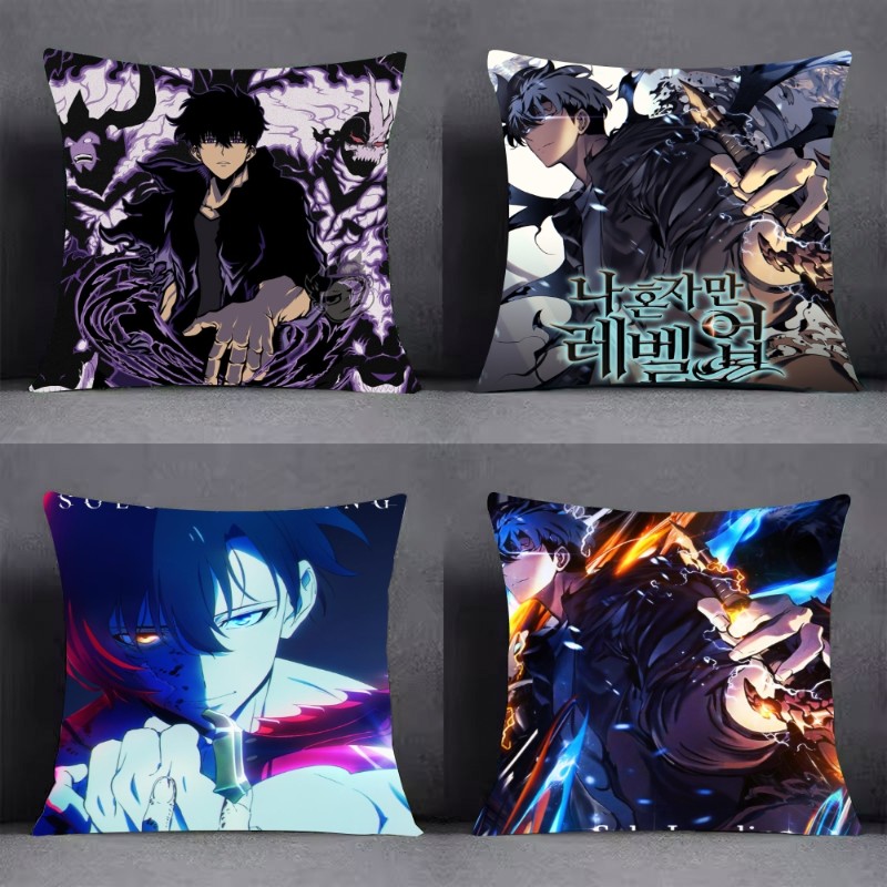 Home Decor Solo - Anime S-Solo L-Leveling Fantasy Fight Poszewka