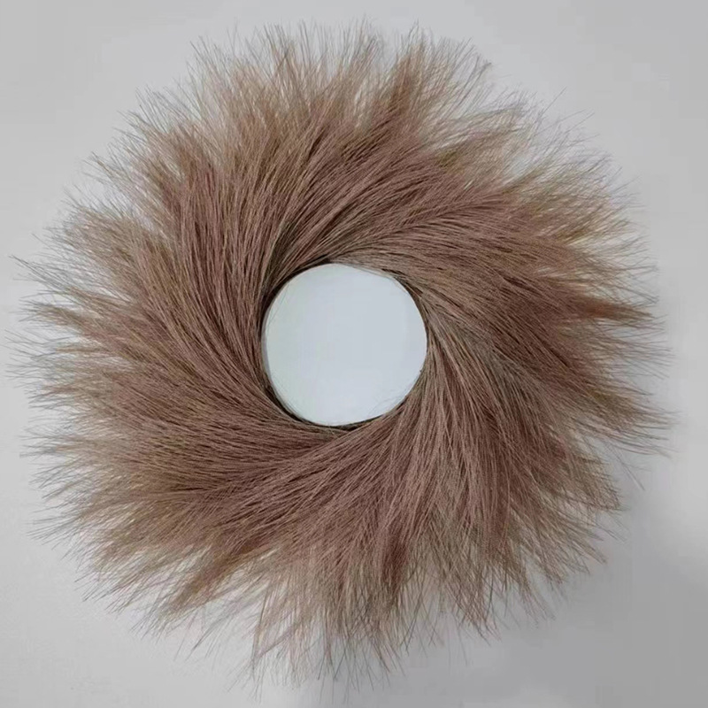 Pampas Grass Decor - Wieniec ze sztucznych trzciny wiszący na