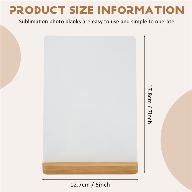 Zestaw 6 sztuk metalowych rame – Bamboo Photo Frame recenzja i cena