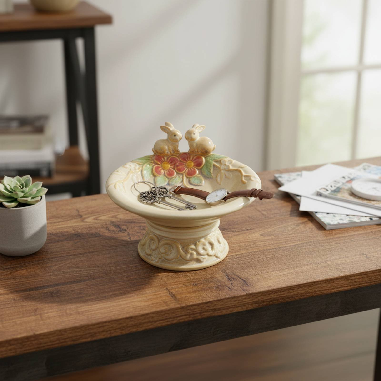 Taca na drobiazgi w kształcie  – Ceramic Trinket Dish recenzja i cena