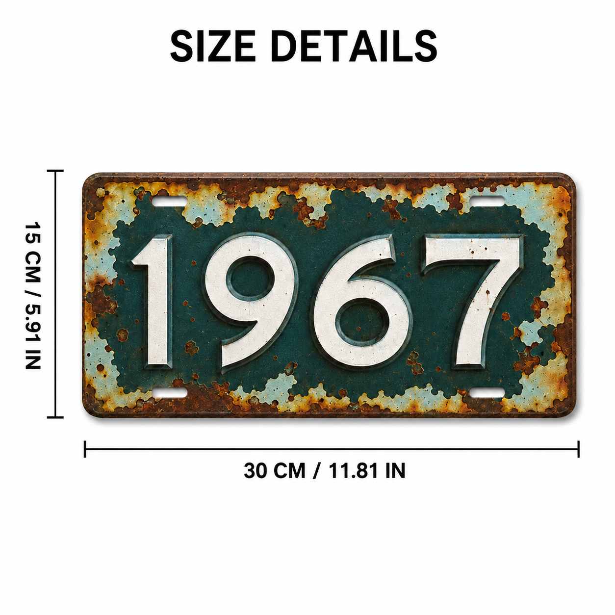 Znak AL - Vintage, trwała meta – Home Decor Yerevan recenzja i cena