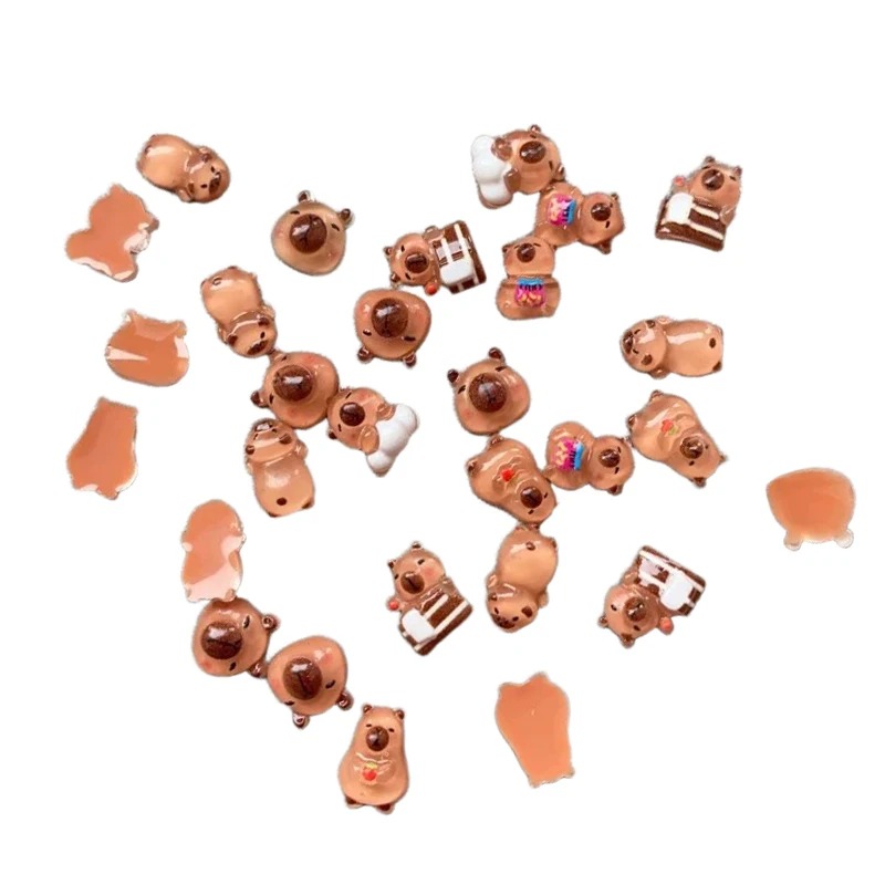 100 szt. Mini Figurki Kapibar, – Home Decor Under 100 recenzja i cena