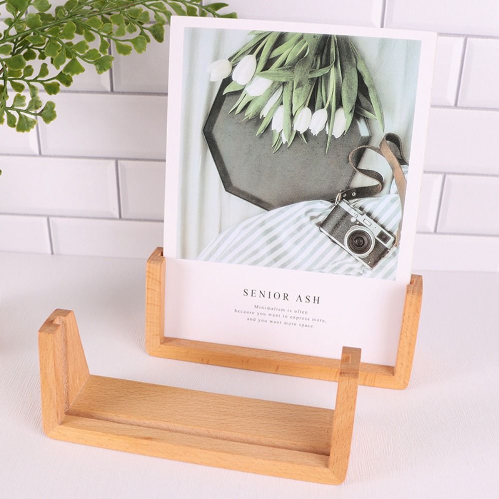 Ciepłe światło, drewniana podś – Bamboo Photo Frame recenzja i cena
