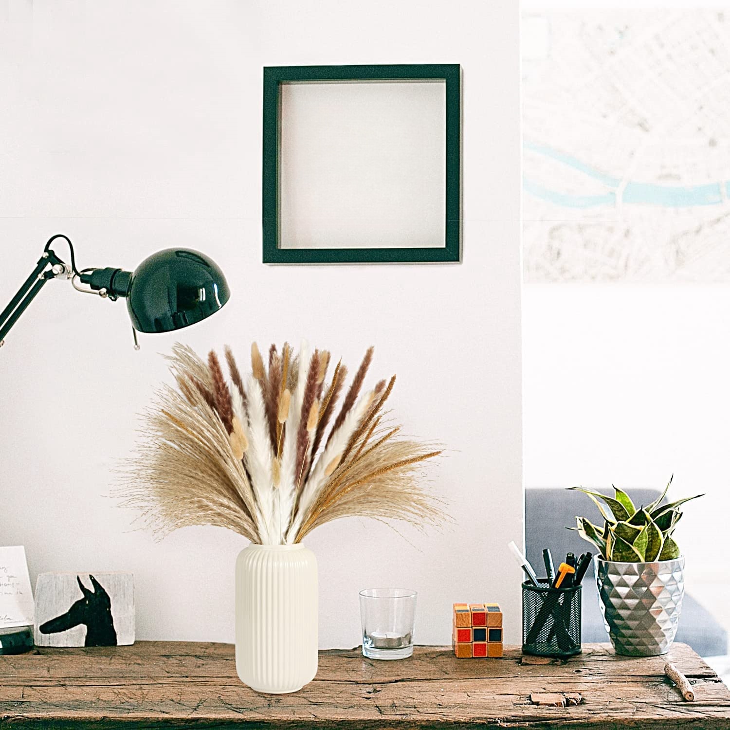 Jesienny vintage'owy bukiet z  – Pampas Grass Decor recenzja i cena