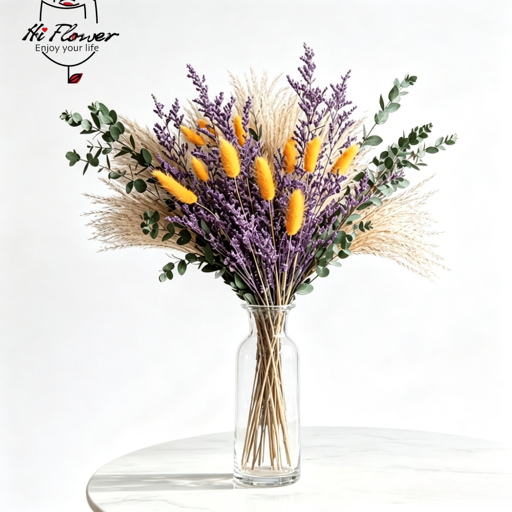 Naturalne suszone kwiaty, traw – Pampas Grass Decor recenzja i cena