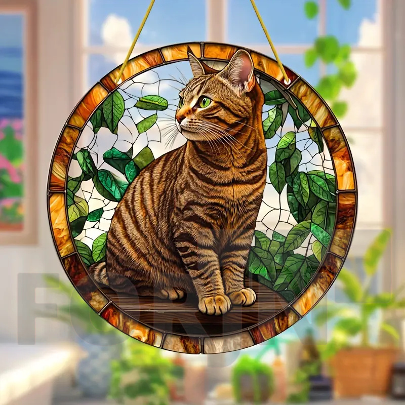Żywy i uroczy kot domowy witra – Home Decor Cat recenzja i cena