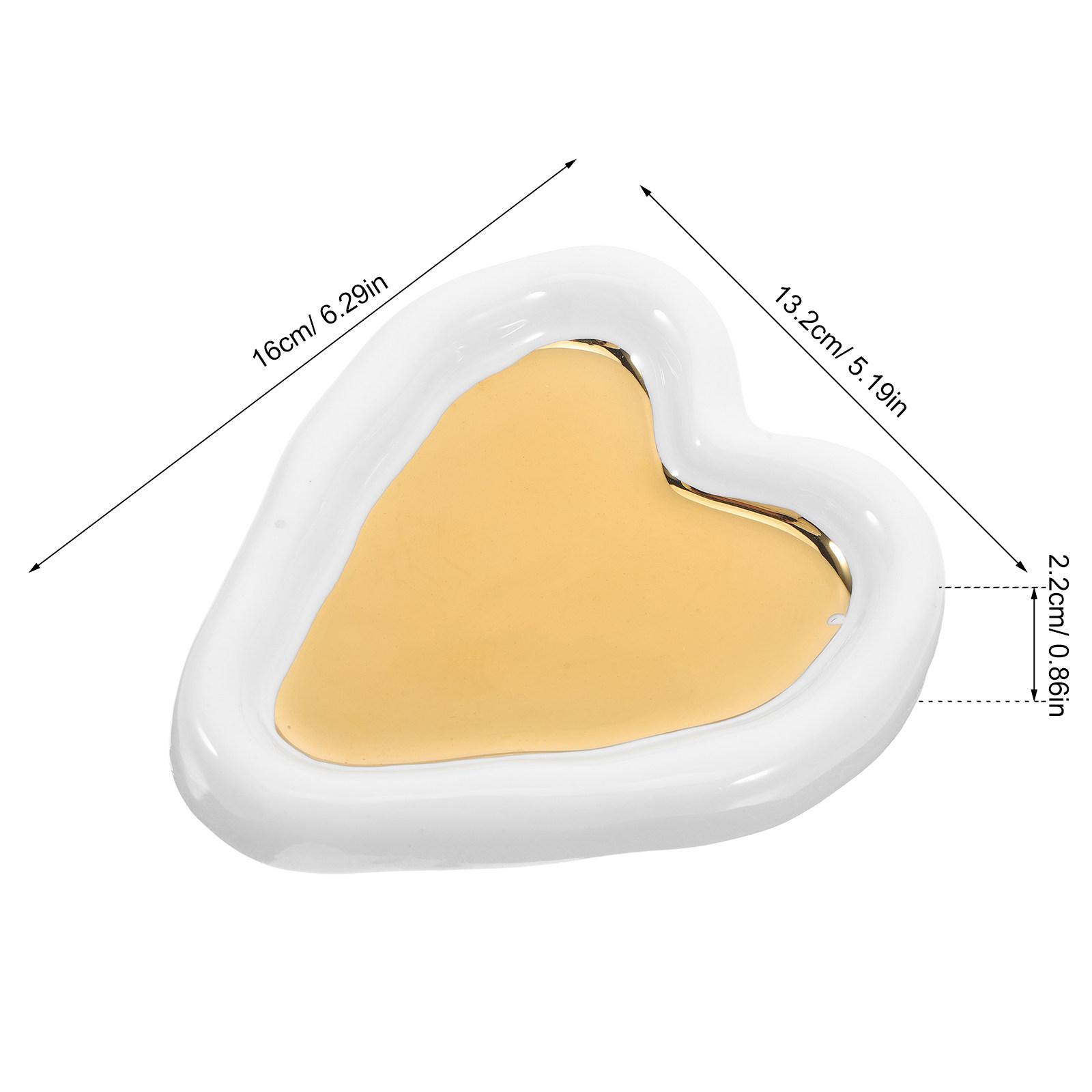 Taca na biżuterię w kształcie  – Ceramic Trinket Dish recenzja i cena
