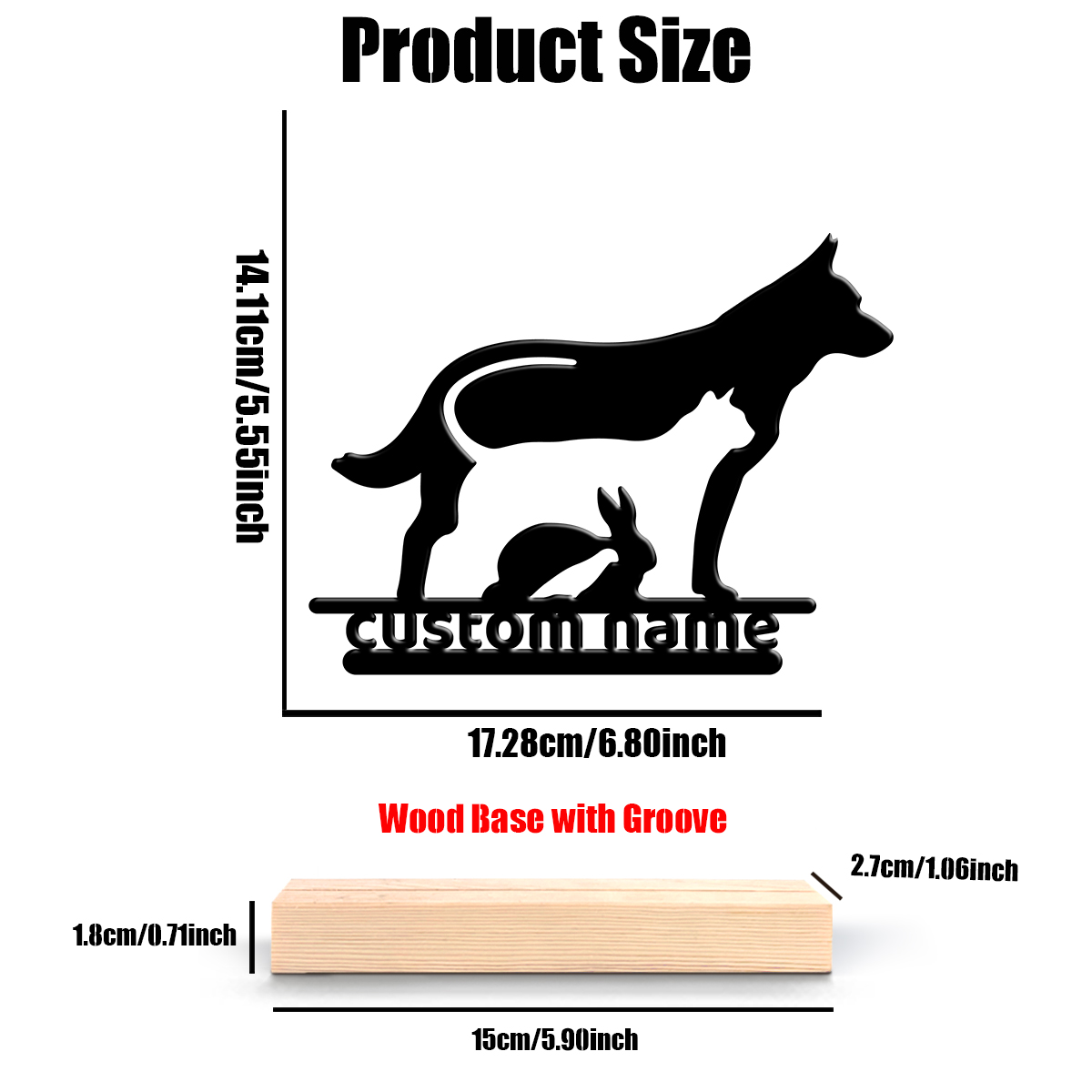 1 szt. Personalizowana drewnia – Home Decor Cat recenzja i cena