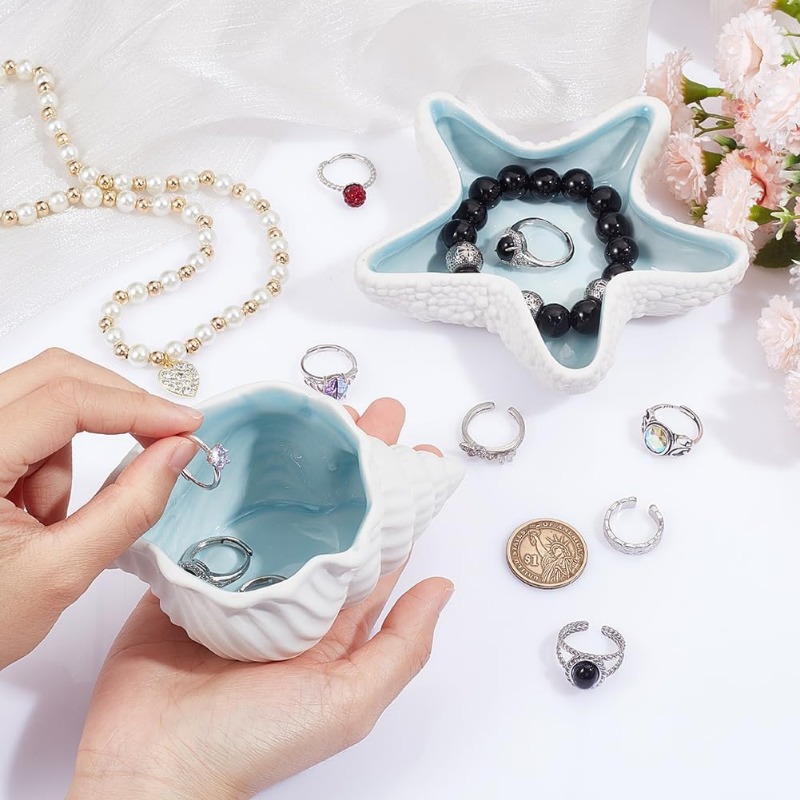 2-częściowa ceramiczna taca na – Ceramic Trinket Dish recenzja i cena