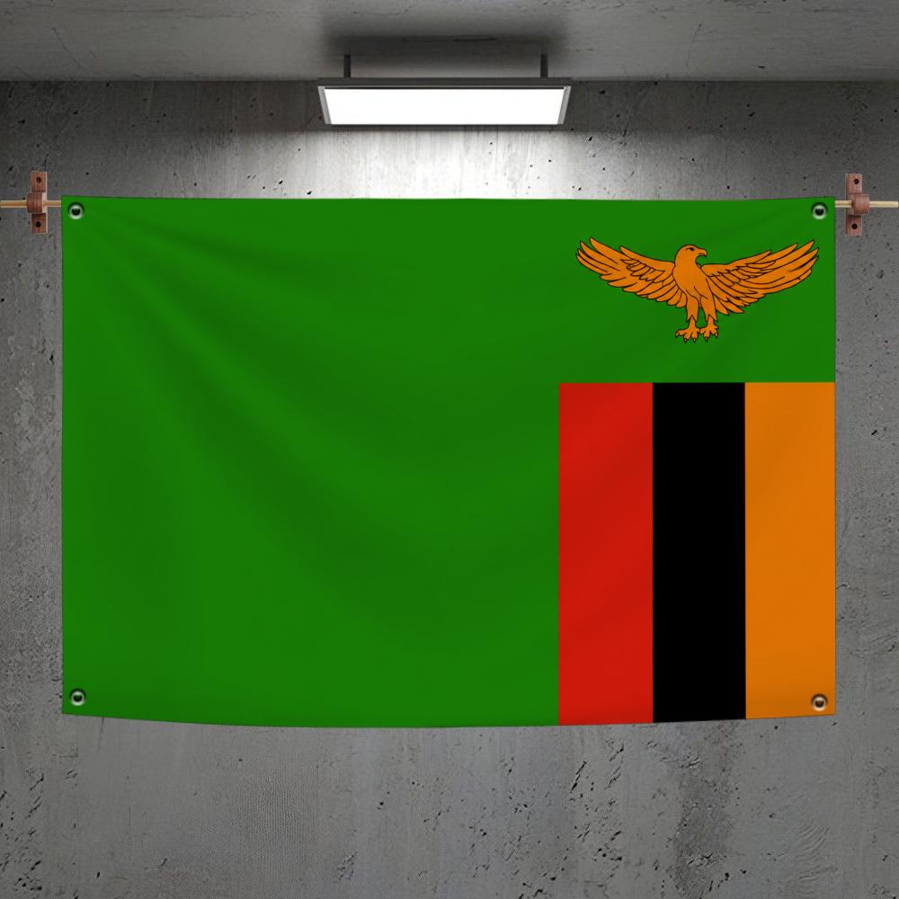 Flaga Zambii, personalizowany  – Home Decor Zambia recenzja i cena
