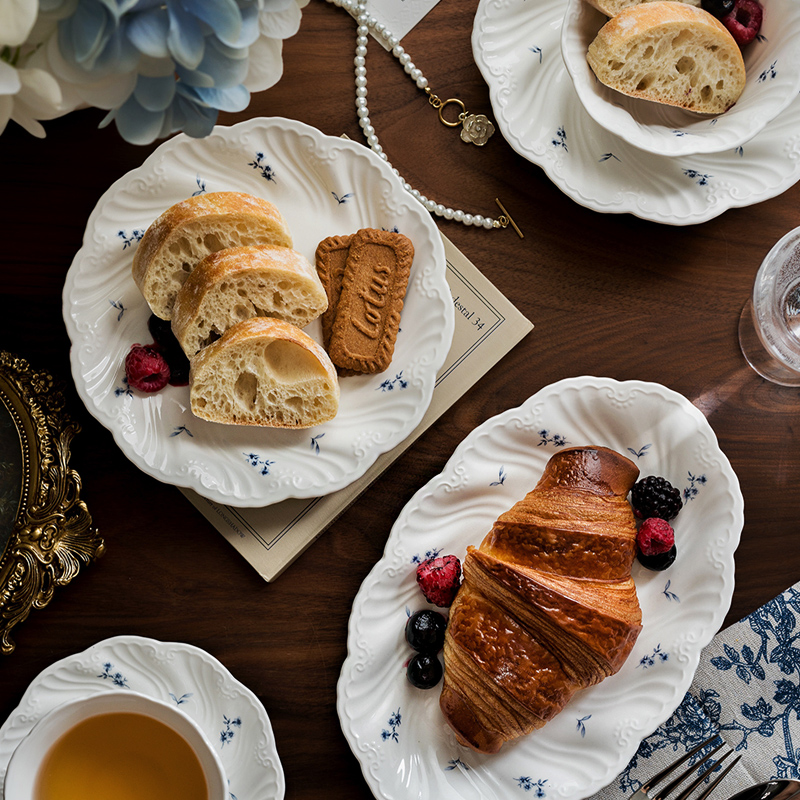 Talerz ceramiczny Niebieski kw – Ceramic Trinket Dish recenzja i cena