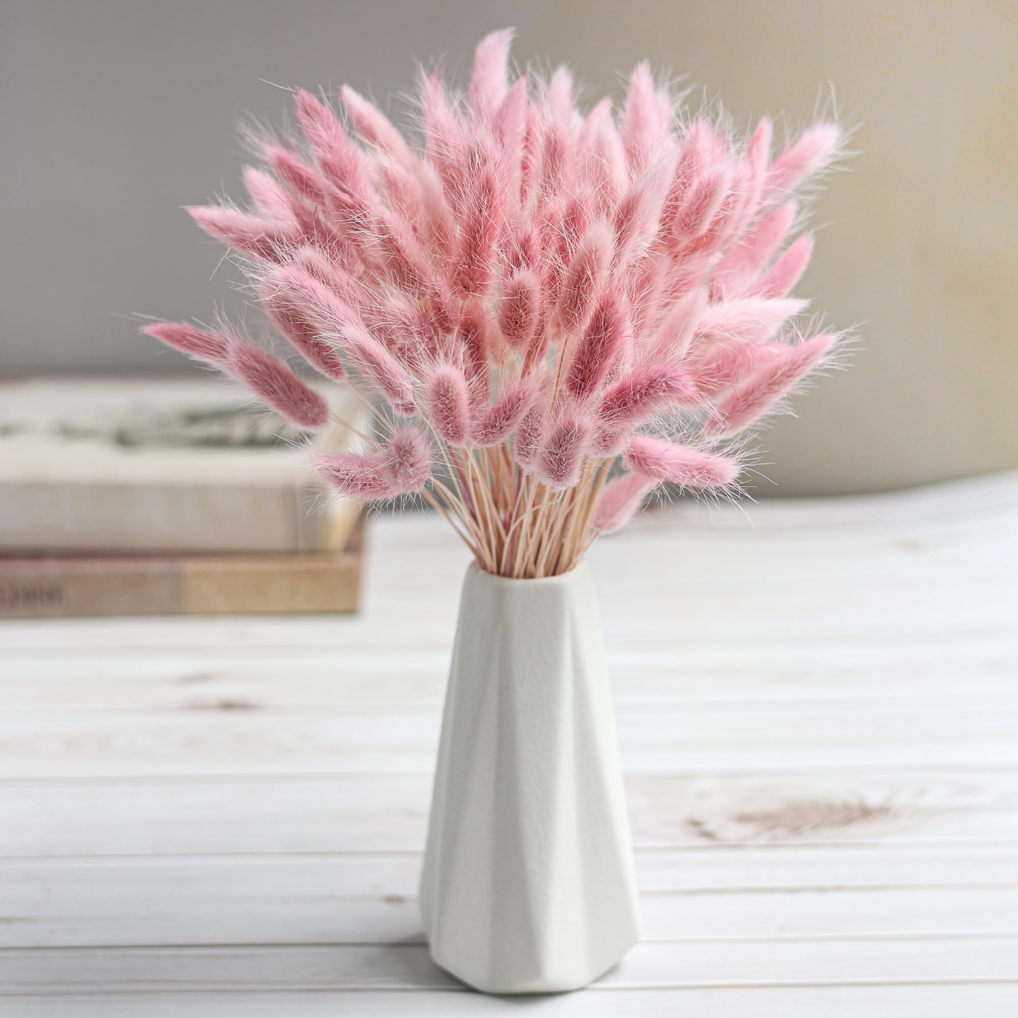 120 szt. Różowe Suszone Trawy  – Pampas Grass Decor recenzja i cena