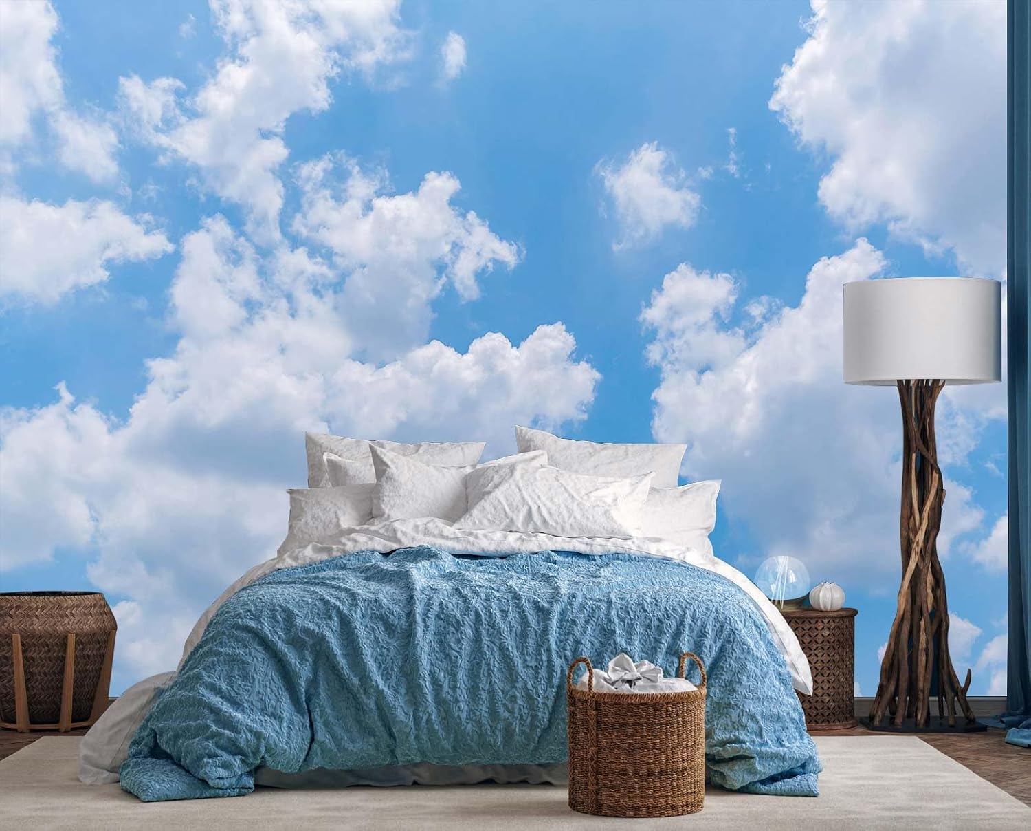 Żywa Niebieska Tapiseria z Mot – Home Decor Under 100 recenzja i cena