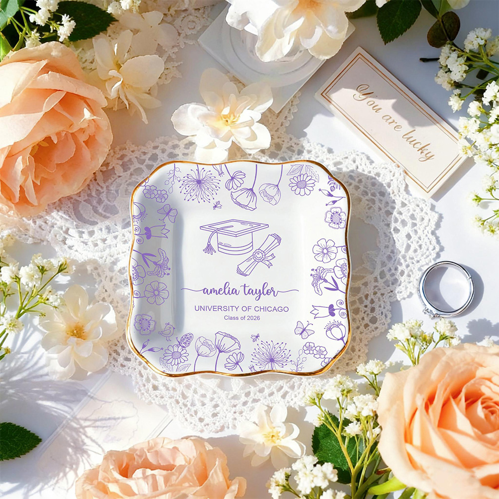 Personalizowana tacka na drobi – Ceramic Trinket Dish recenzja i cena