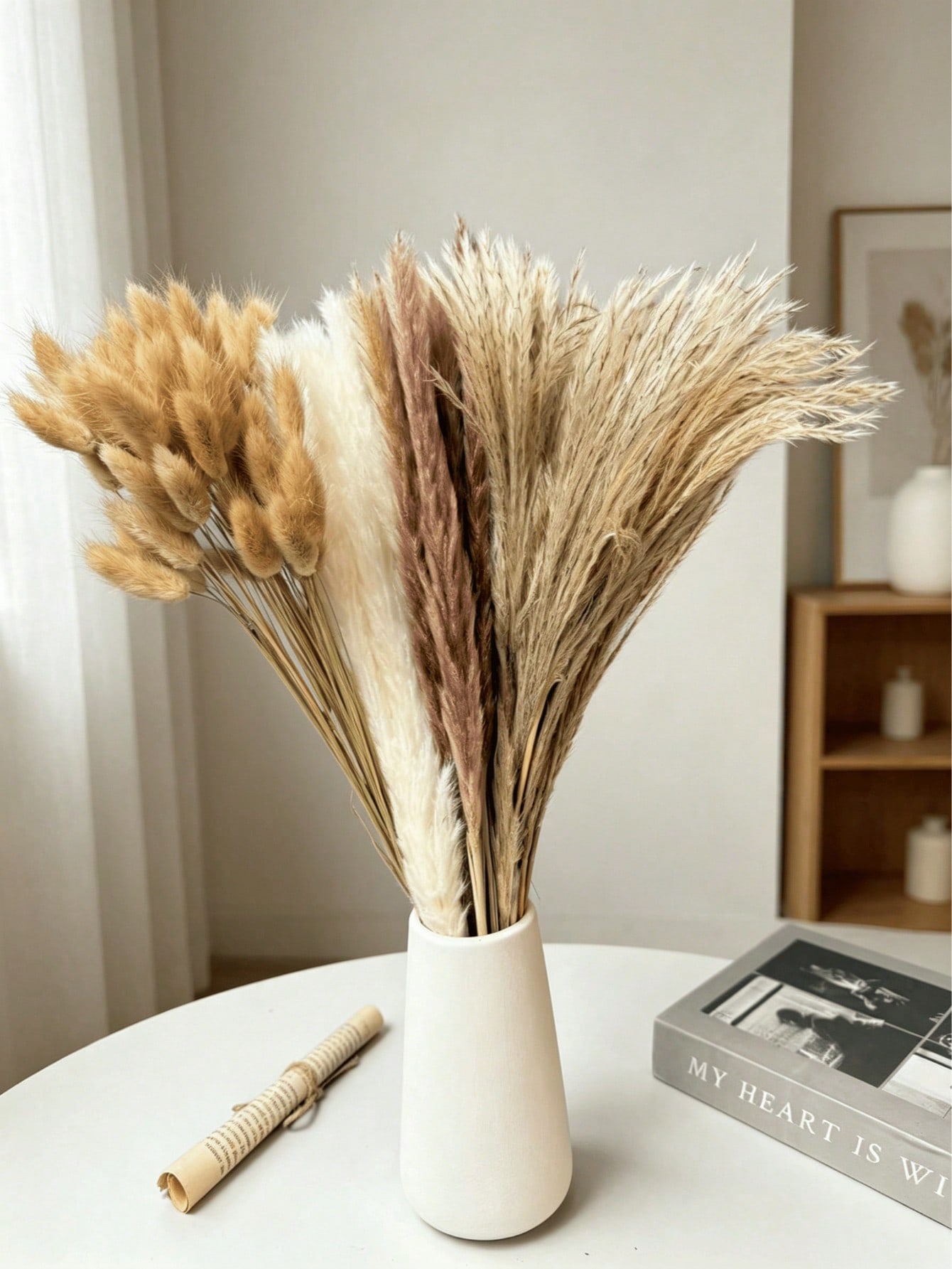 10/20/30 szt. Białe Sztuczne T – Pampas Grass Decor recenzja i cena