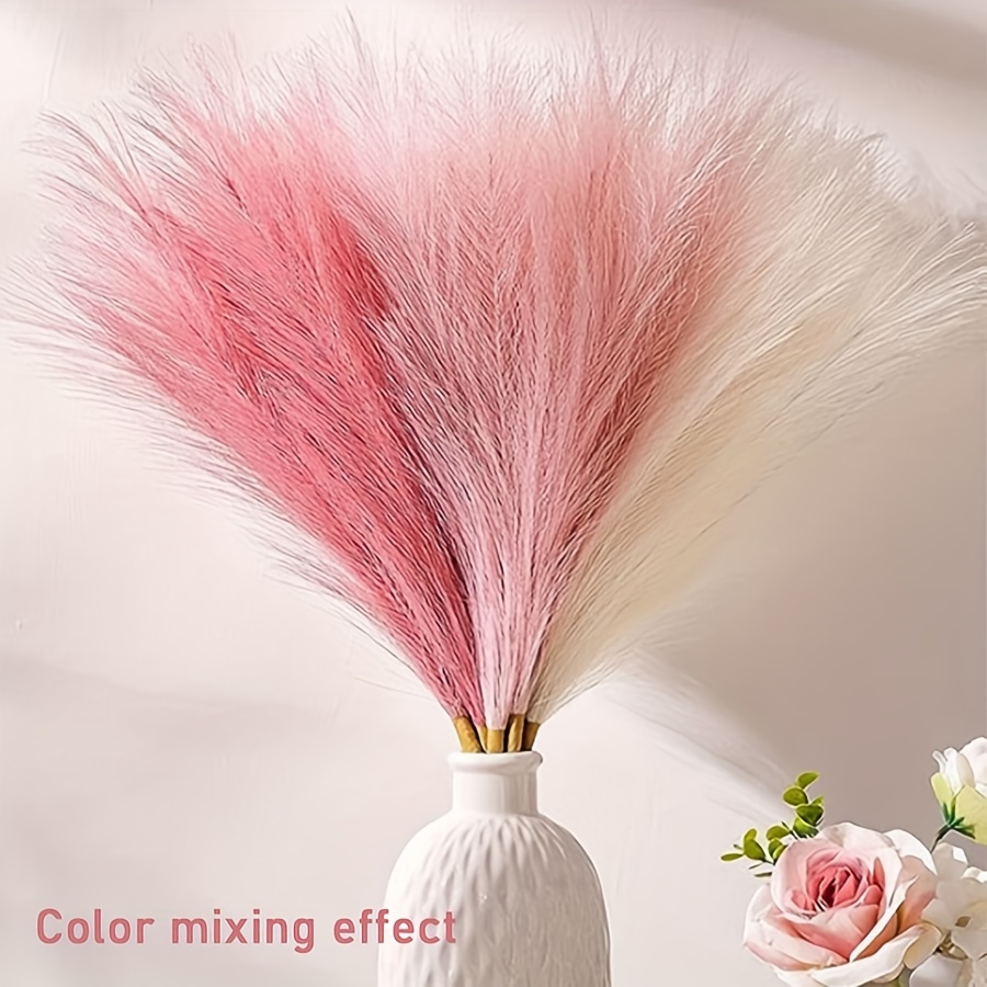 10Pc Sztuczna trawa pampasowa  – Pampas Grass Decor recenzja i cena