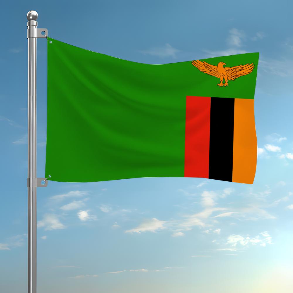 Gobelin z flagą Zambii do powi – Home Decor Zambia recenzja i cena